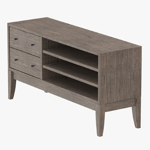 3D transitional console table