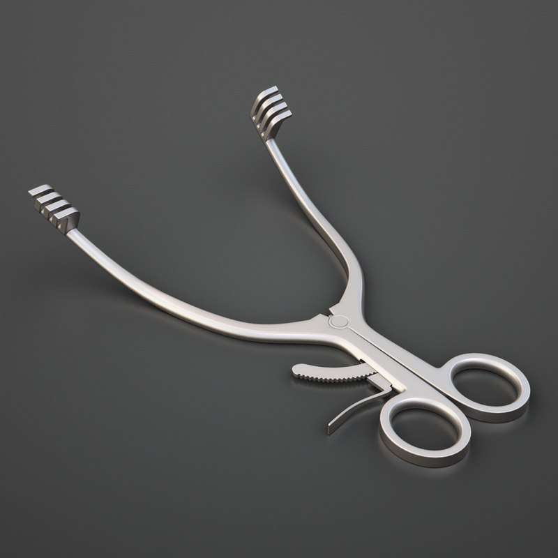 3d max medical retractor