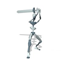Swordsman upper defend