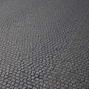 pavement cobblestone 3D