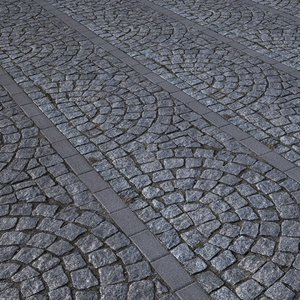 pavement cobblestone model