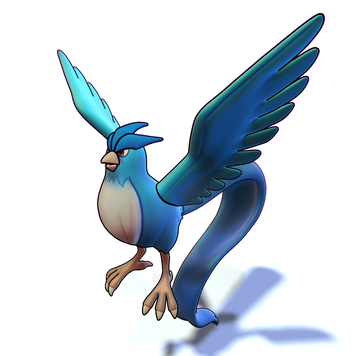 Articuno pokemon 3D TurboSquid 1249075