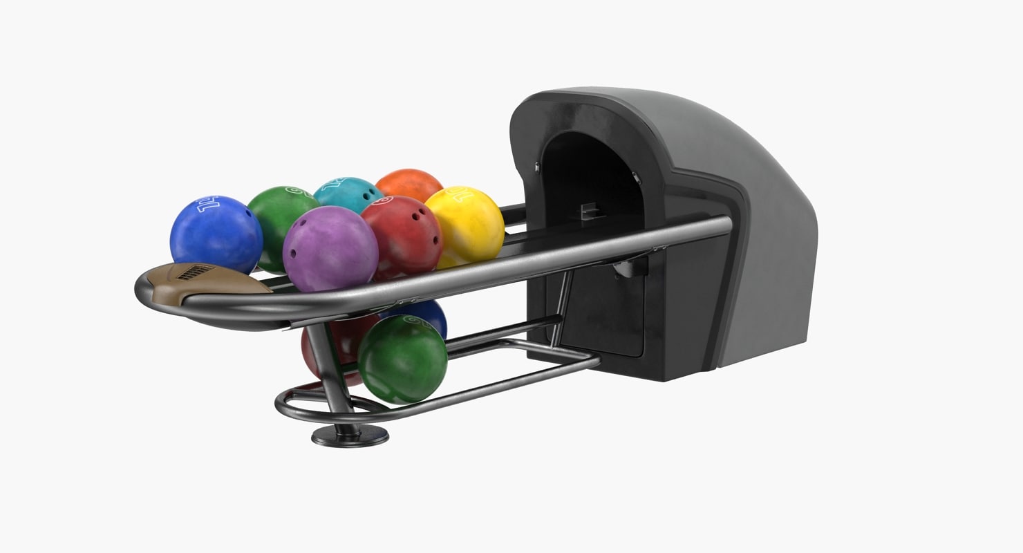 3D bowling ball return TurboSquid 1249763