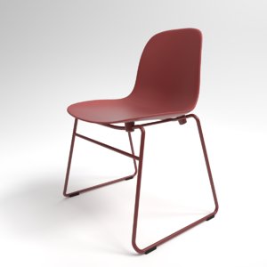 interior normann form stacking chair 3D model