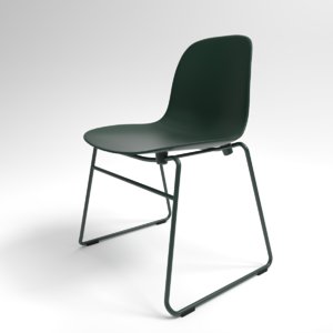 interior normann form stacking chair model