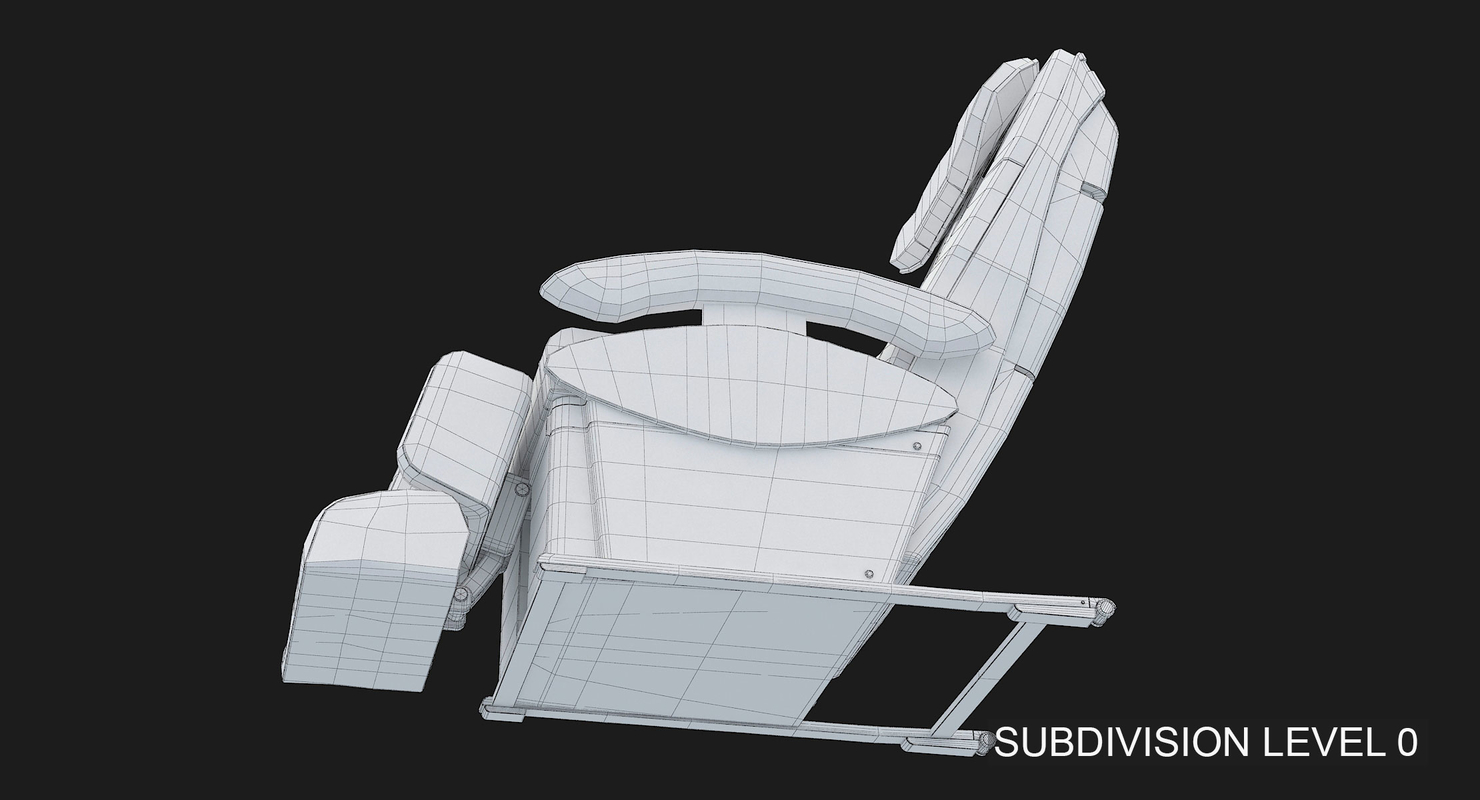Массажное кресло 3д модель