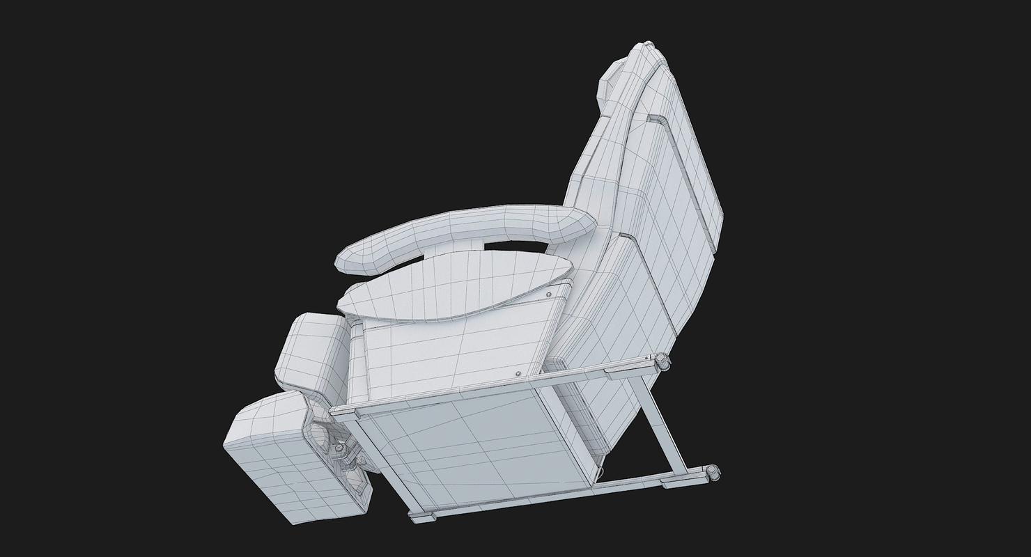Массажное кресло 3д модель