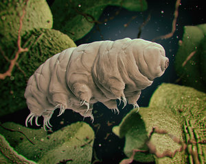 tardigrades water bears 3D model
