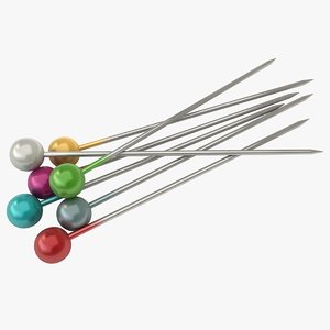 3D needle pins