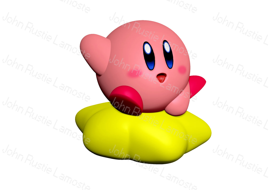 3d Kirby Character Model Turbosquid 1250436