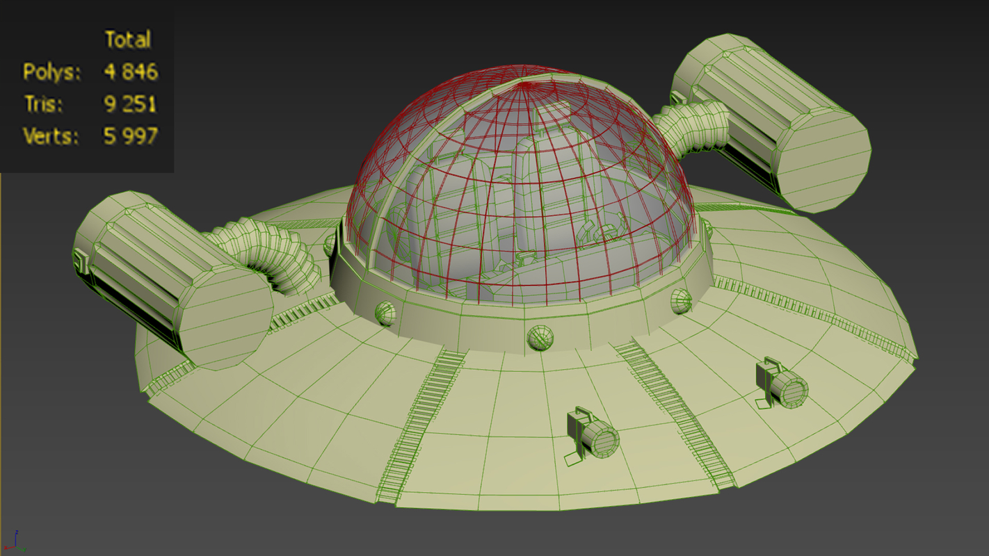 3D rick morty spaceship model - TurboSquid 1250725