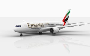 3D boeing 787 dreamliner emirates