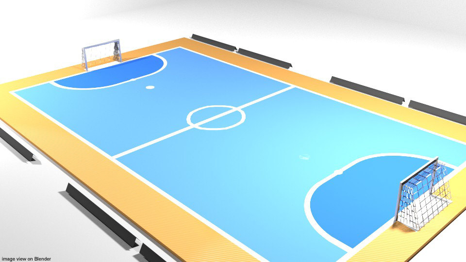 Quadra de Jogo - Futsal Modelo 3D - TurboSquid 1250986