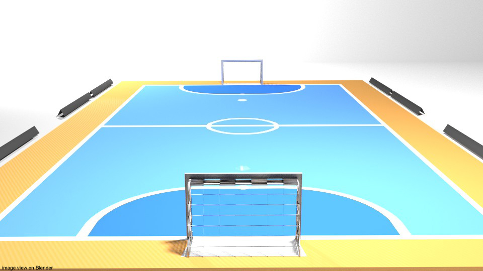 Quadra de Jogo - Futsal Modelo 3D - TurboSquid 1250986