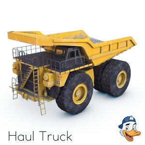 3D haul truck model