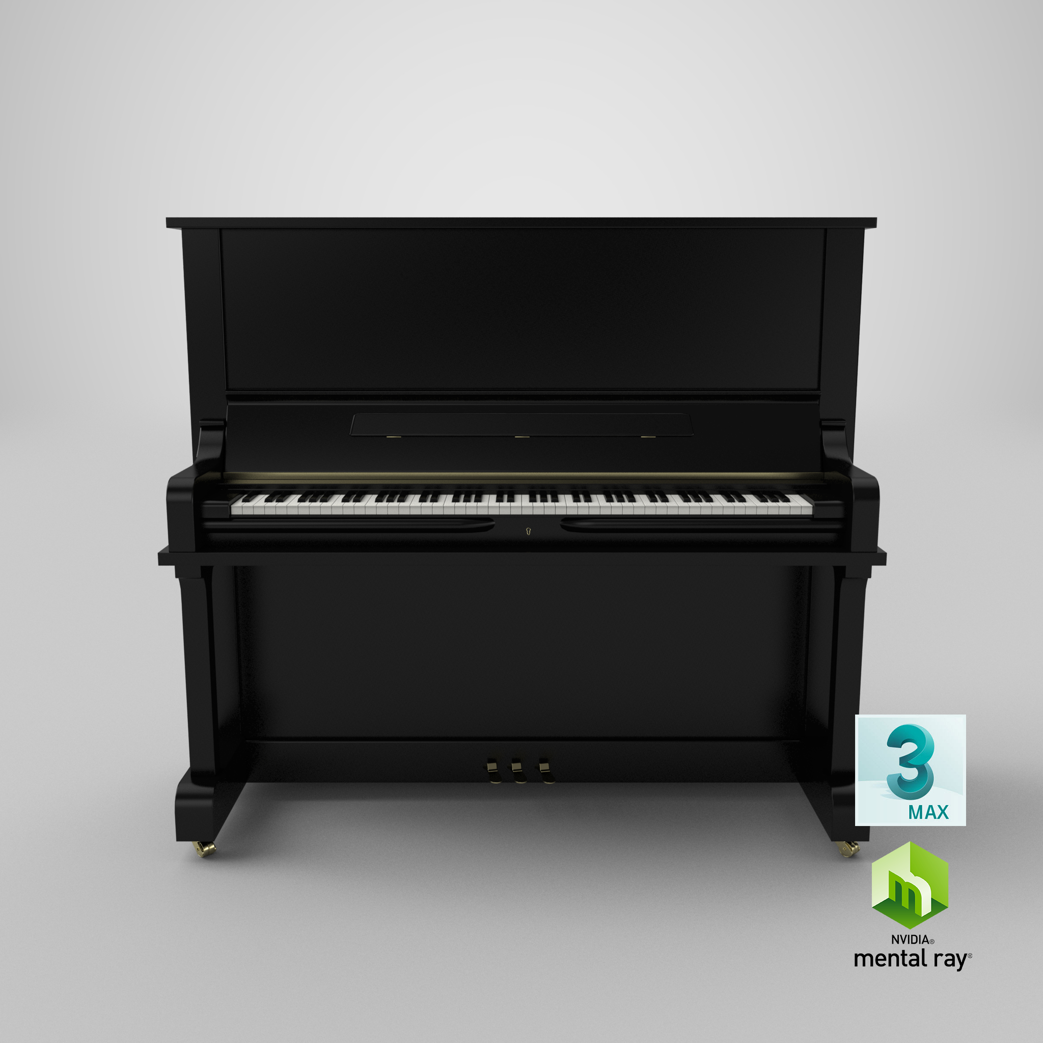 3d piano model