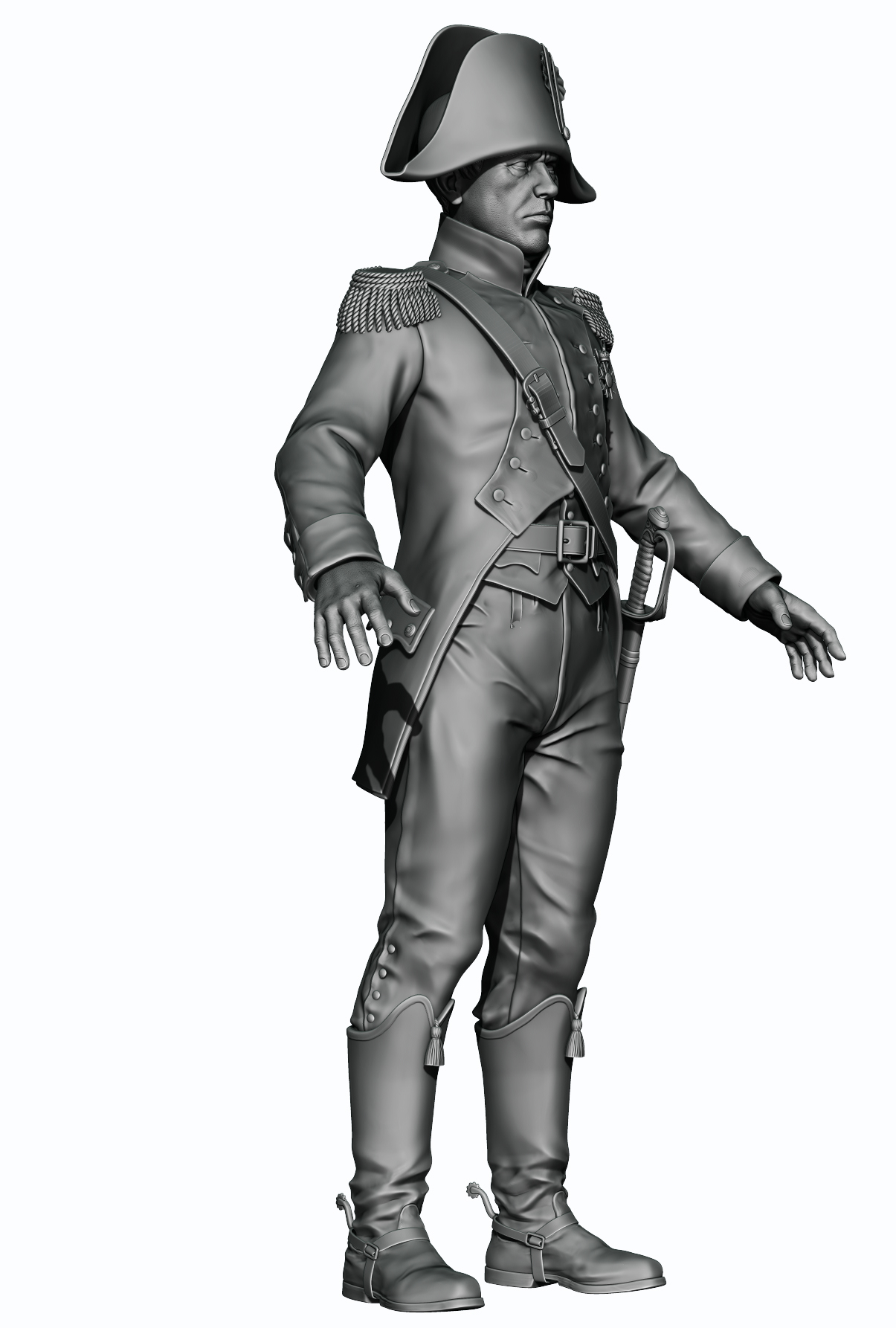 Napoleon infantry infantryman 3D model TurboSquid 1251295