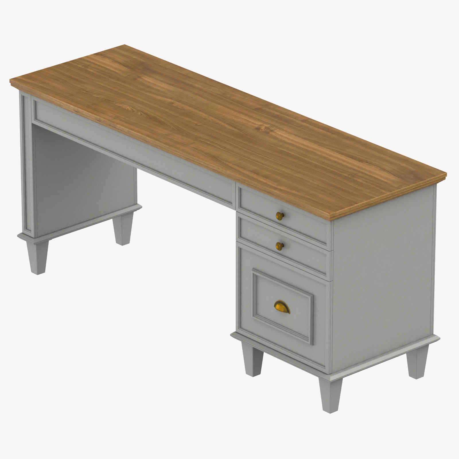 Transitional desk 3D model - TurboSquid 1251357