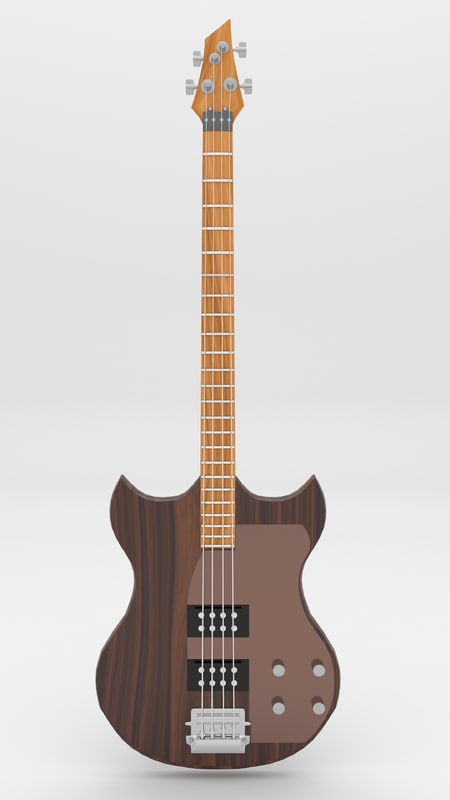 double cut bass guitar