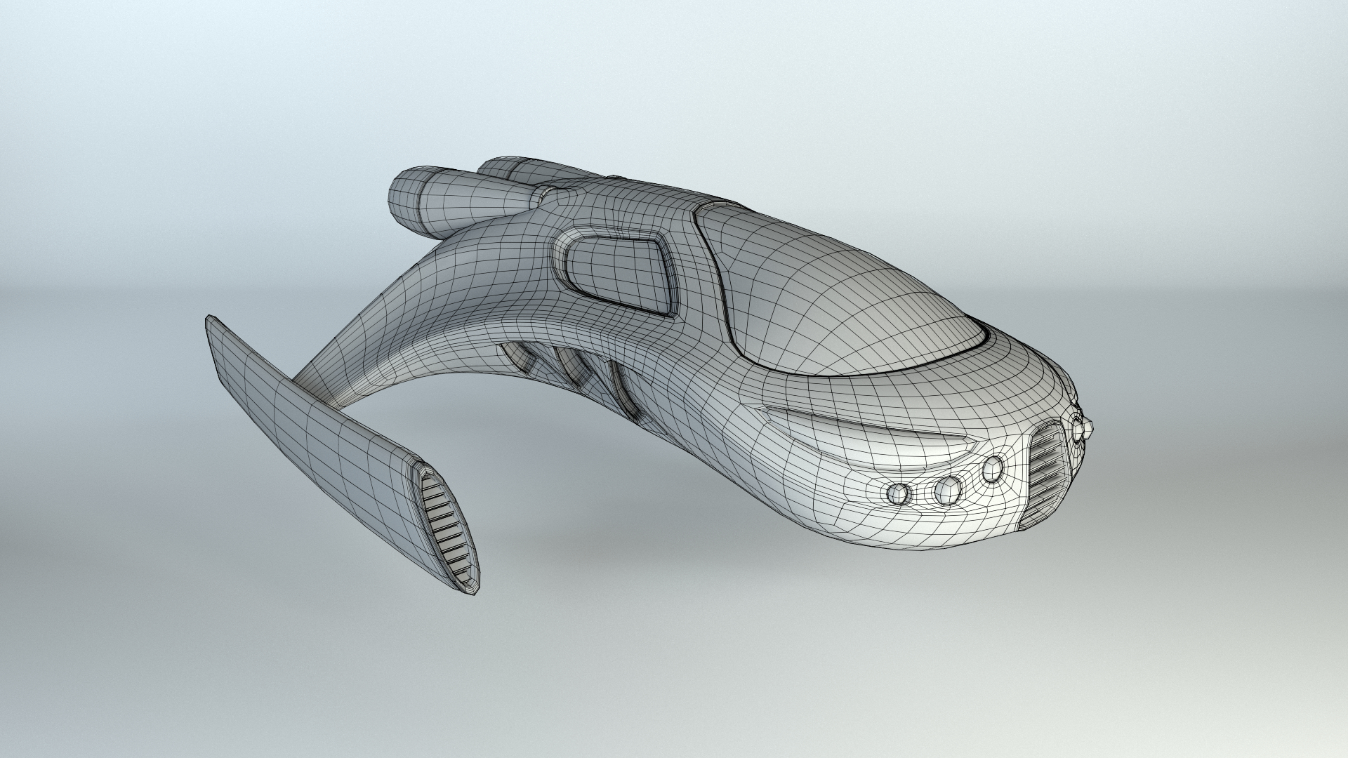 飞行器太空飞船3d模型