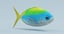 3D tropical fishes model