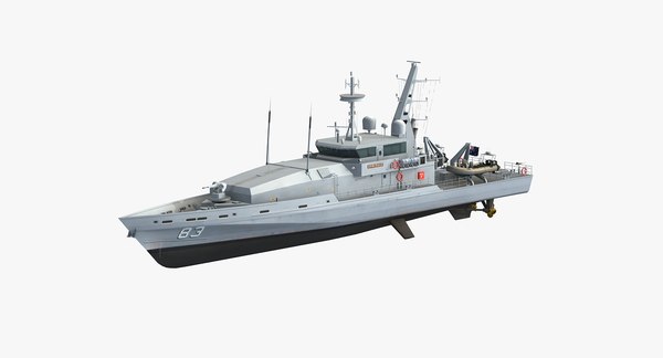 Hmas armidale 83 3D model - TurboSquid 1244400