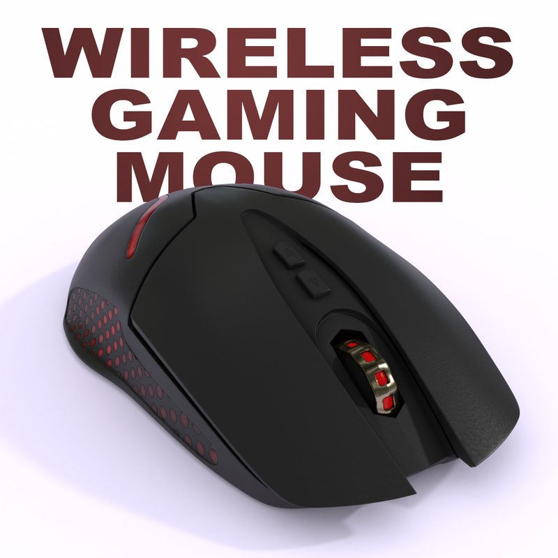Wireless Gaming Mouse 3d Model Turbosquid 1251730 1444