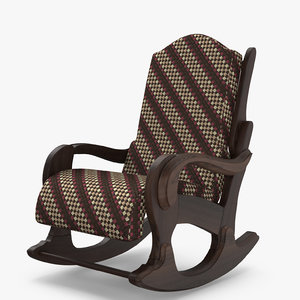 rocking chair v3 3D model