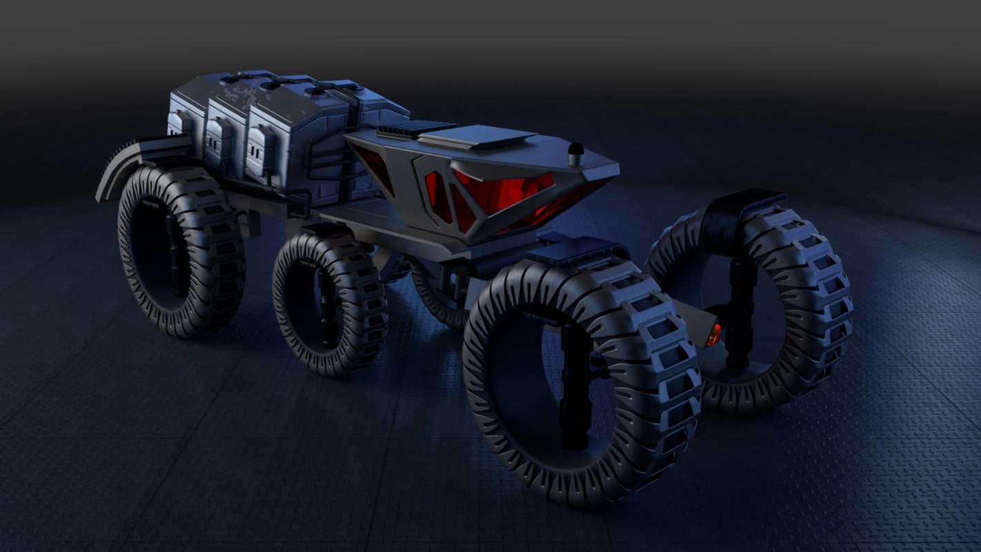 Space rover 3D model TurboSquid 1252168