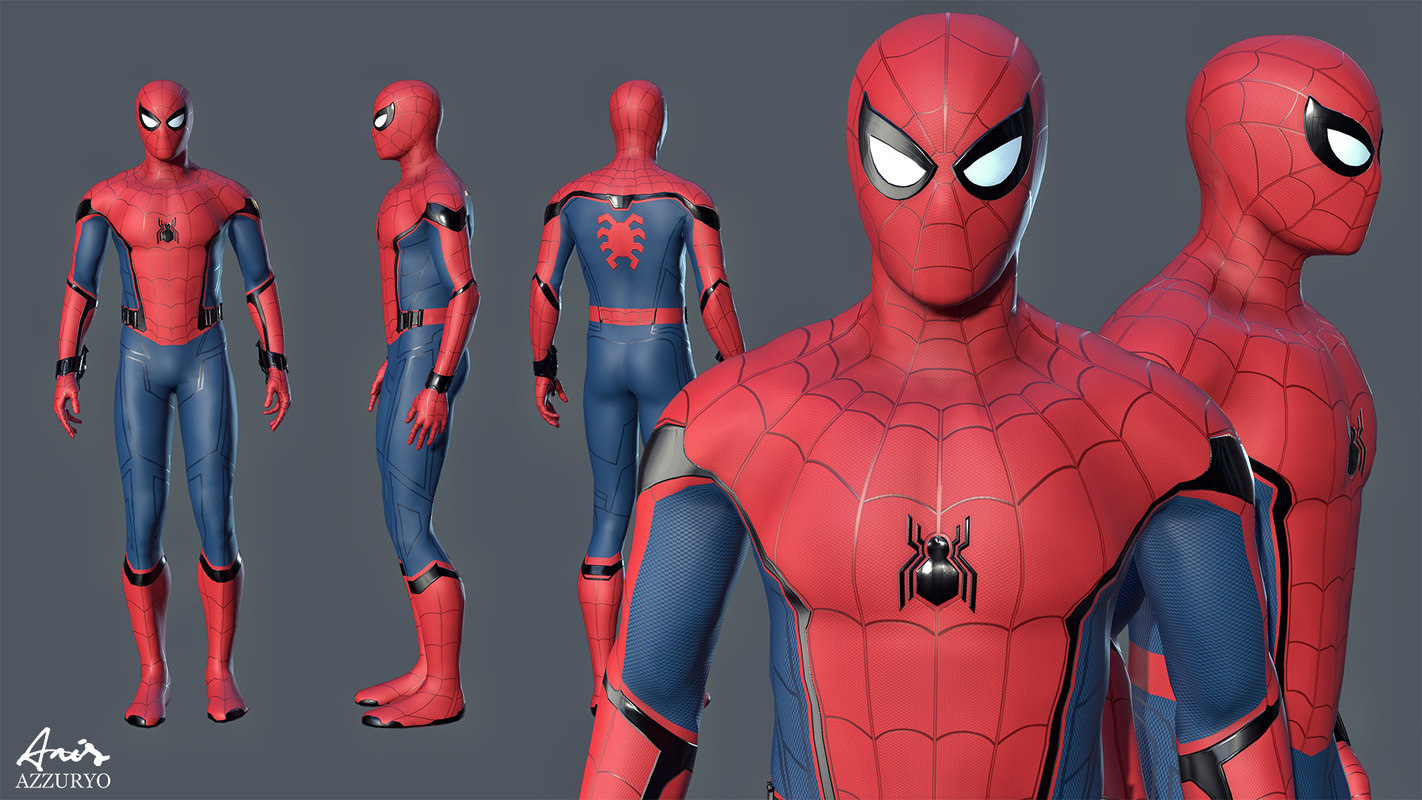 Spider-man homecoming 3D model - TurboSquid 1197496