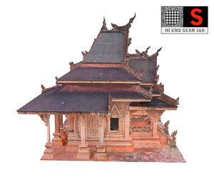 ancient temple model