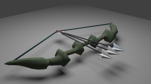 3D bow arrow model