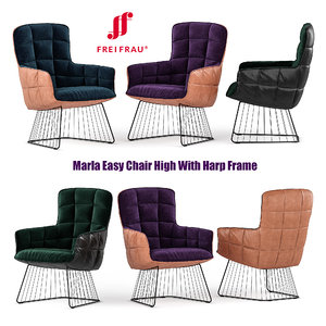 freifrau marla easy chair 3D model