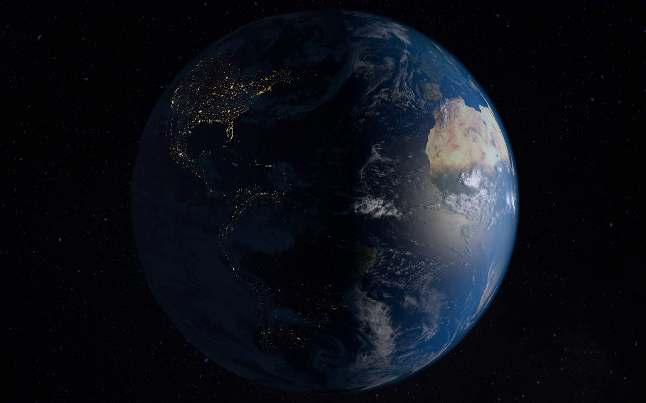 16k earth day night 3D - TurboSquid 1252408