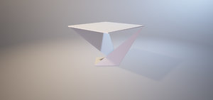 Geometrical Triangular Table Set