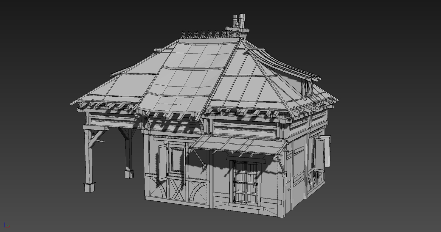 3D medieval building 04 fantasy house - TurboSquid 1252480