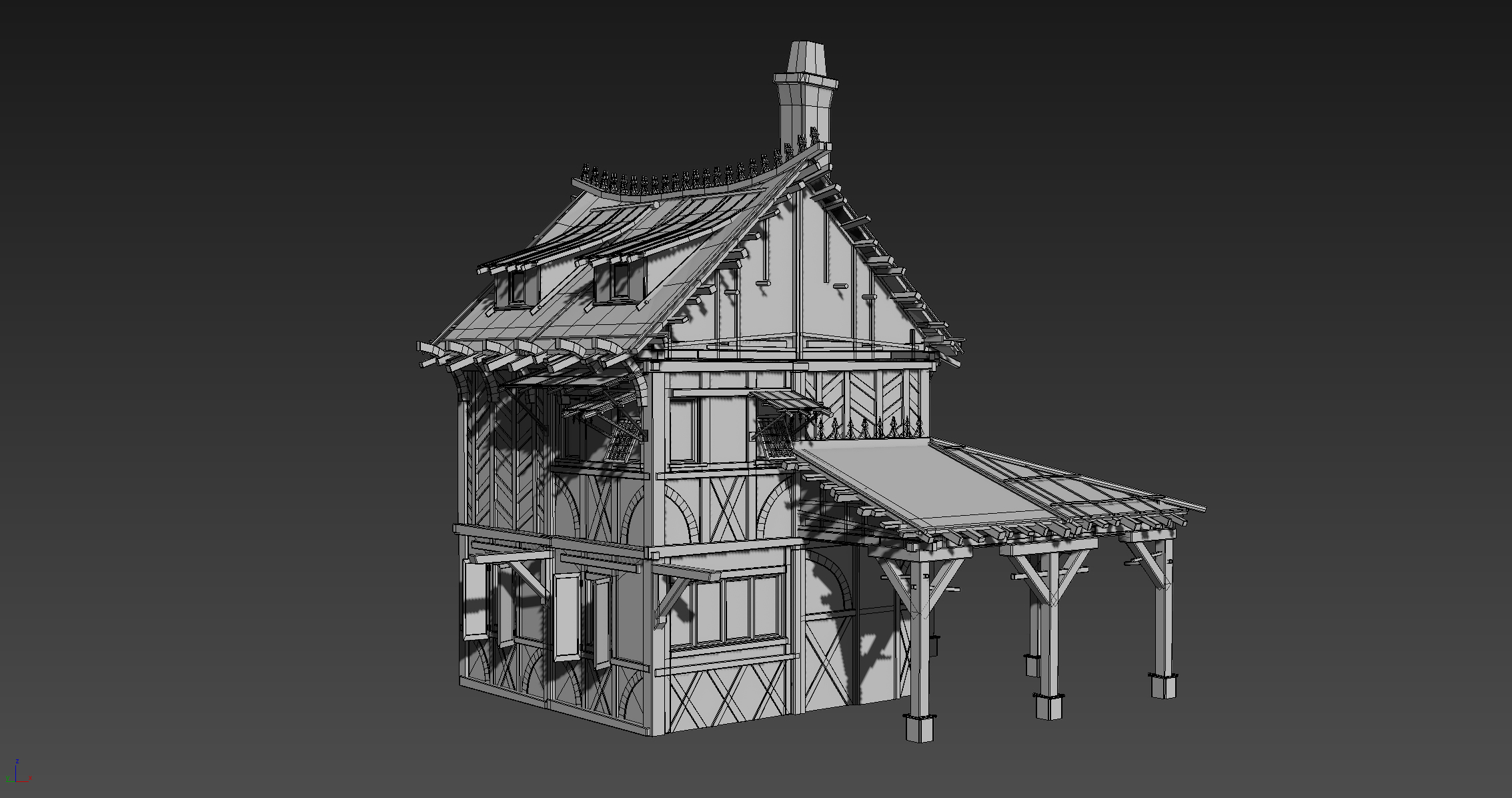 Medieval building 05 fantasy house 3D model - TurboSquid 1252485