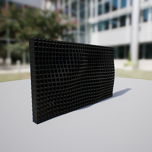 3D wall panel waving