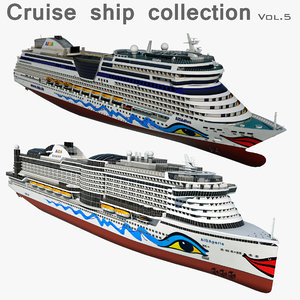 3D cruise ships