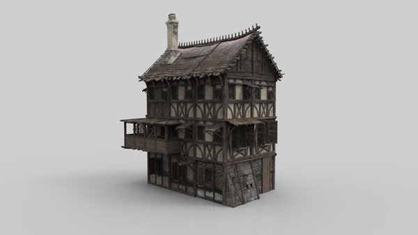 3D medieval house fantasy 07 model - TurboSquid 1252535