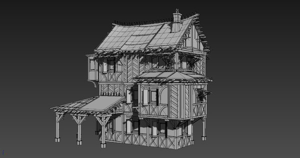 3D medieval house fantasy 13 - TurboSquid 1252558