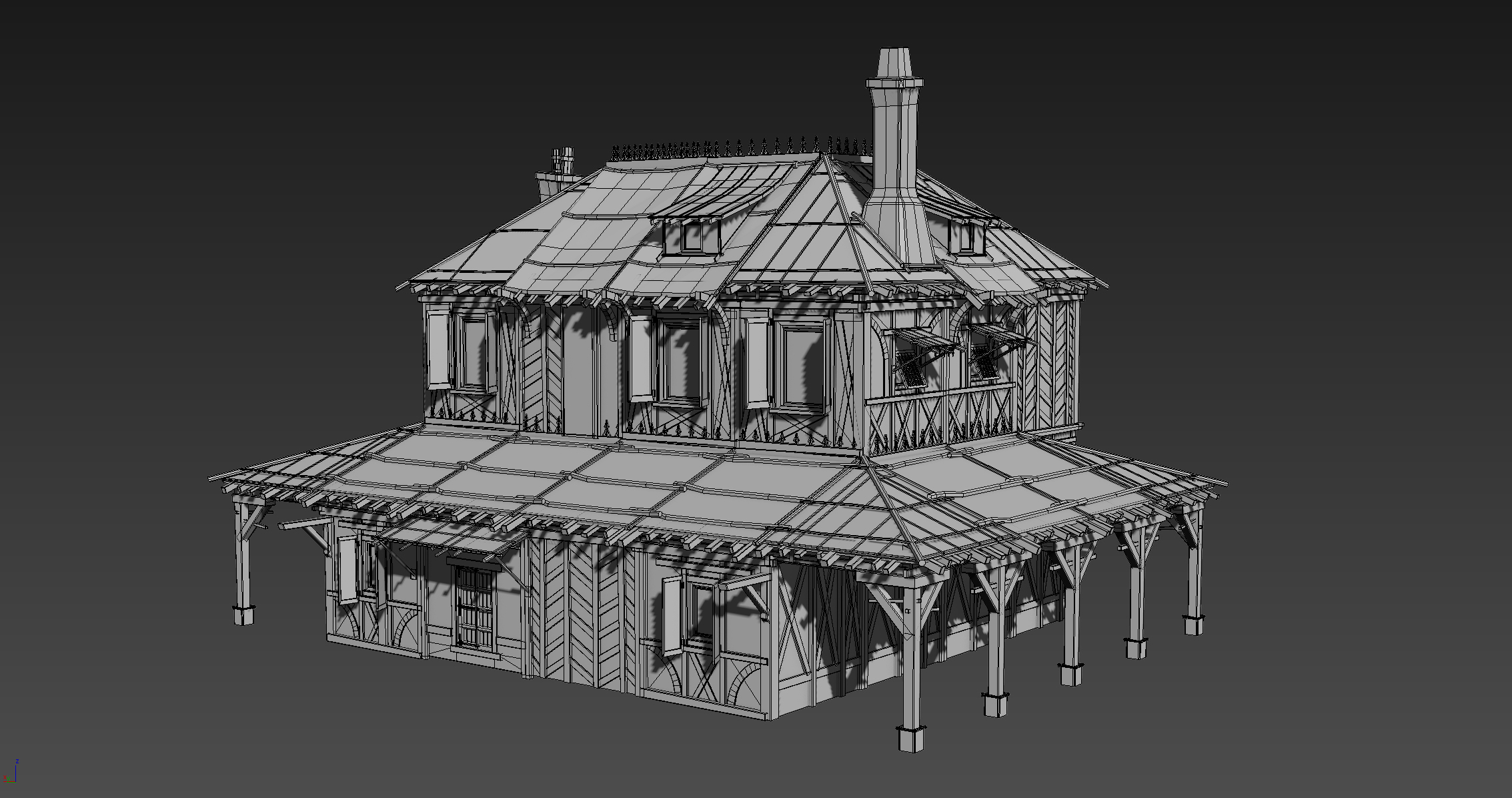 Medieval house fantasy 14 3D - TurboSquid 1252560