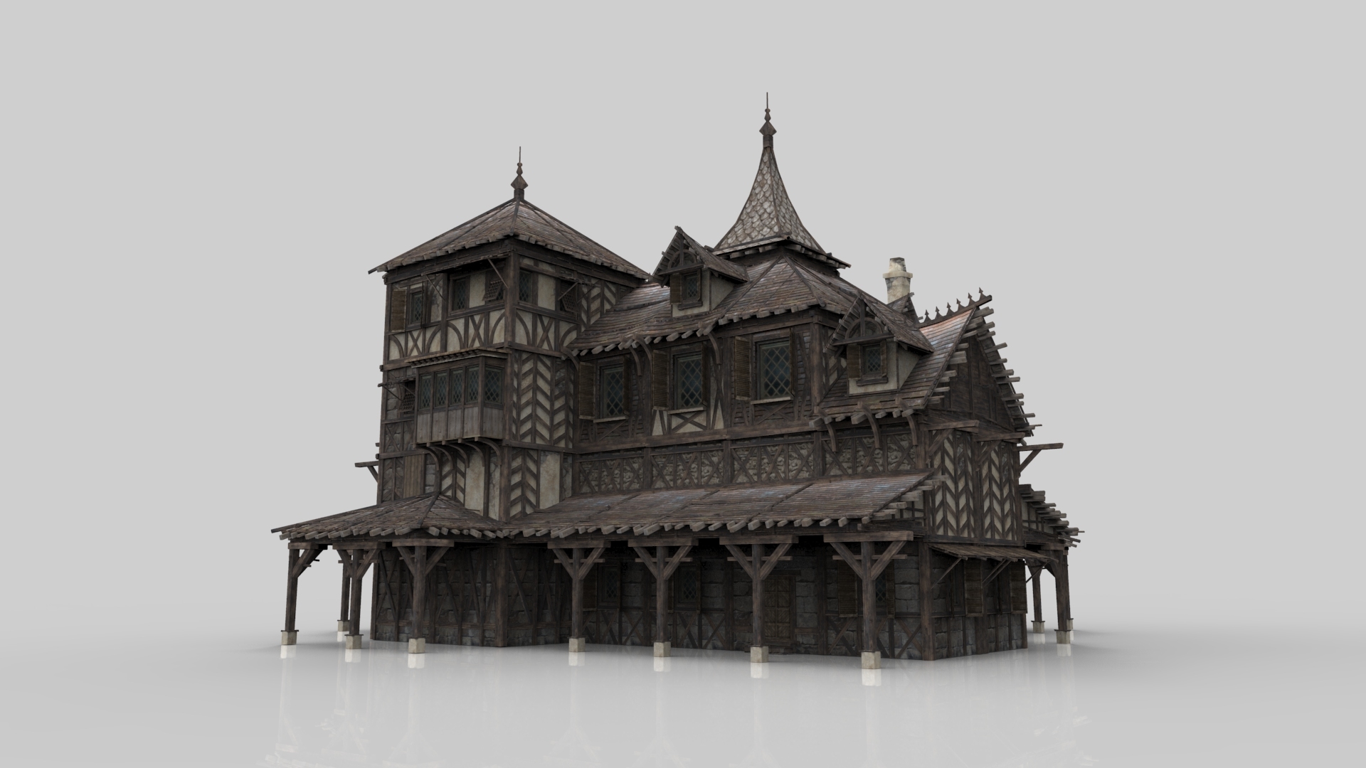 Medieval house fantasy 20 model - TurboSquid 1252600