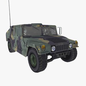 military vehicle 3D model