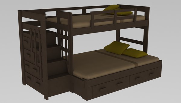 Bunk Bed 3D Models for Download | TurboSquid