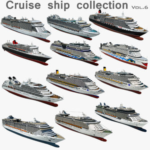 3D cruise ships model