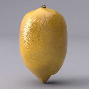 3d lemon model