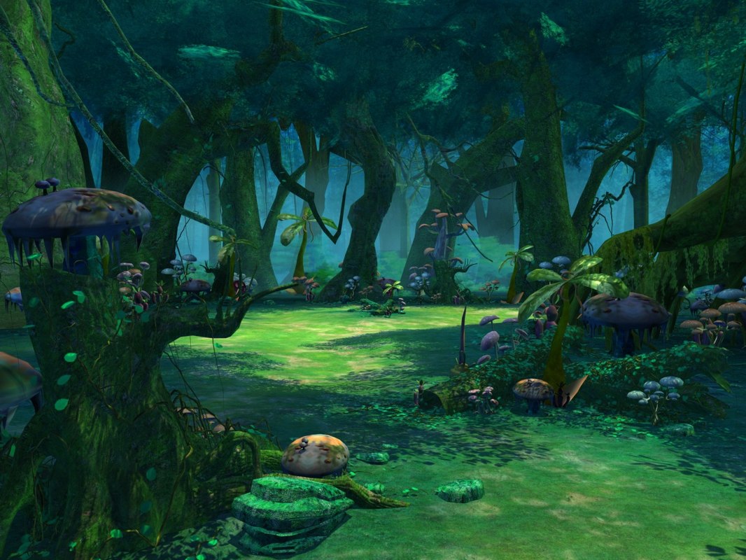 3D model forest scene - TurboSquid 1252758