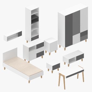 modern furniture 3D model