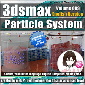 3ds max Particle System Vol.3 English